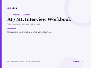 AI/ML Engineer Interview Workbook cover