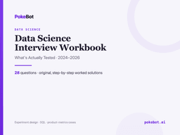 Data Science Interview Workbook cover