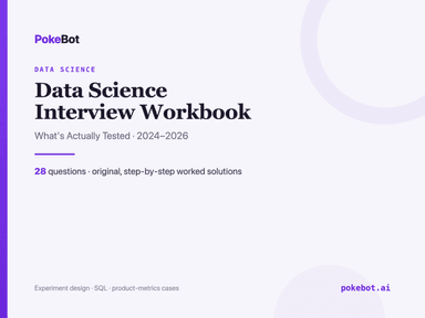Data Science Interview Workbook cover
