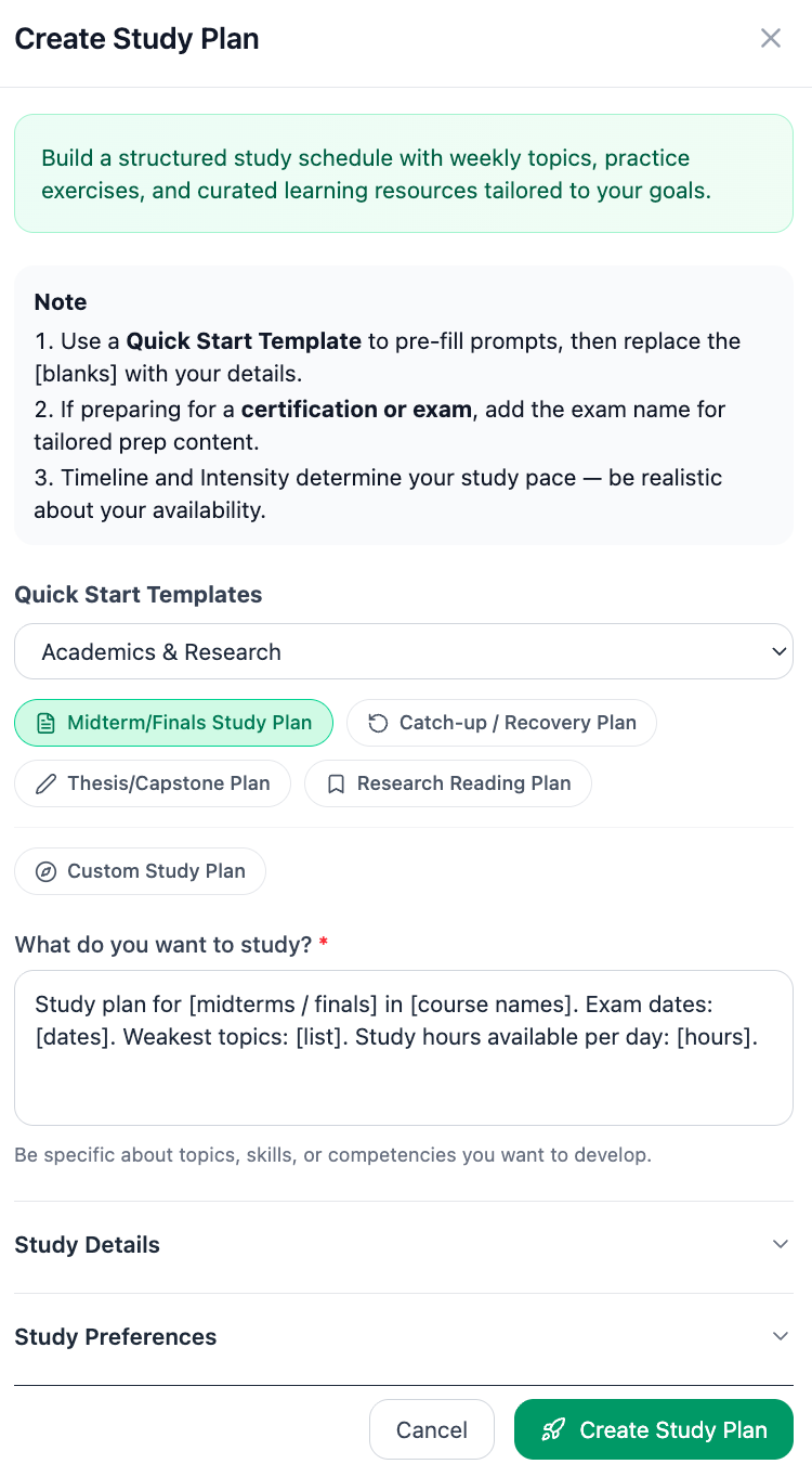 Learning Tools