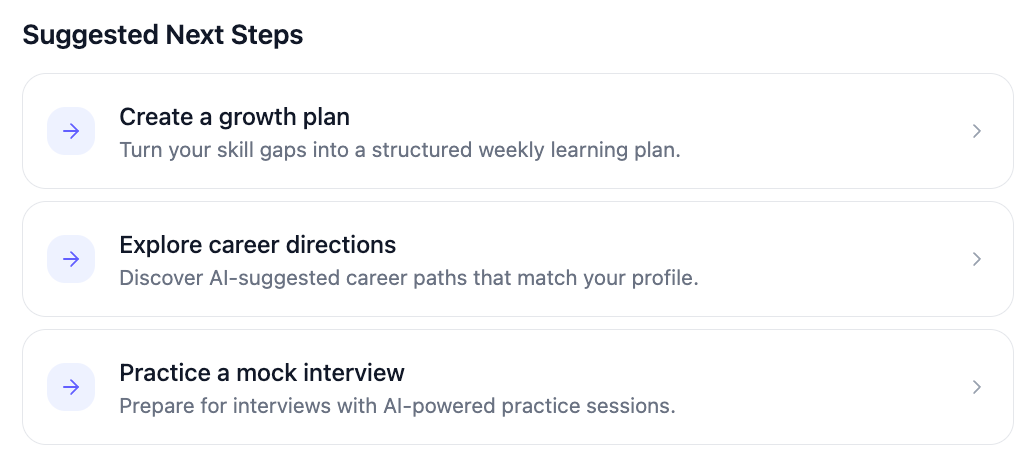 Suggested Next Steps