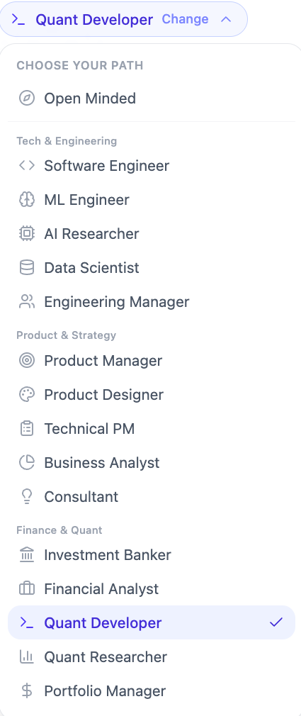 Career Path Selection