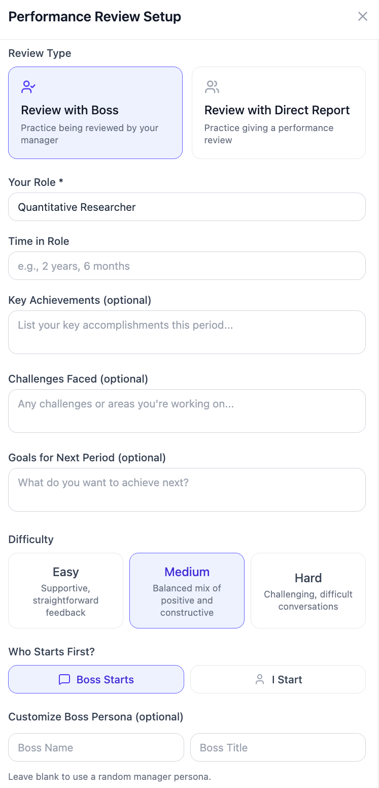 Performance Review