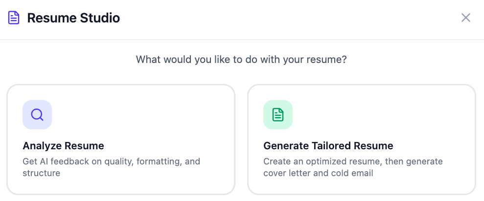 Resume Studio